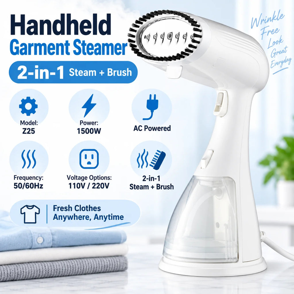 Garment Steamer for Clothes 15-Second Heat-Up Handheld Steam Iron  for Business Trips and Travel  Best Seller