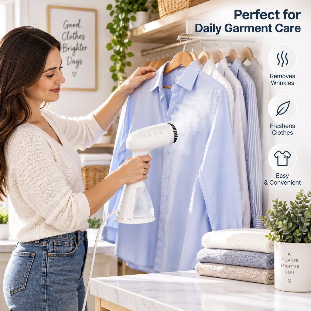 Garment Steamer for Clothes 15-Second Heat-Up Handheld Steam Iron  for Business Trips and Travel  Best Seller