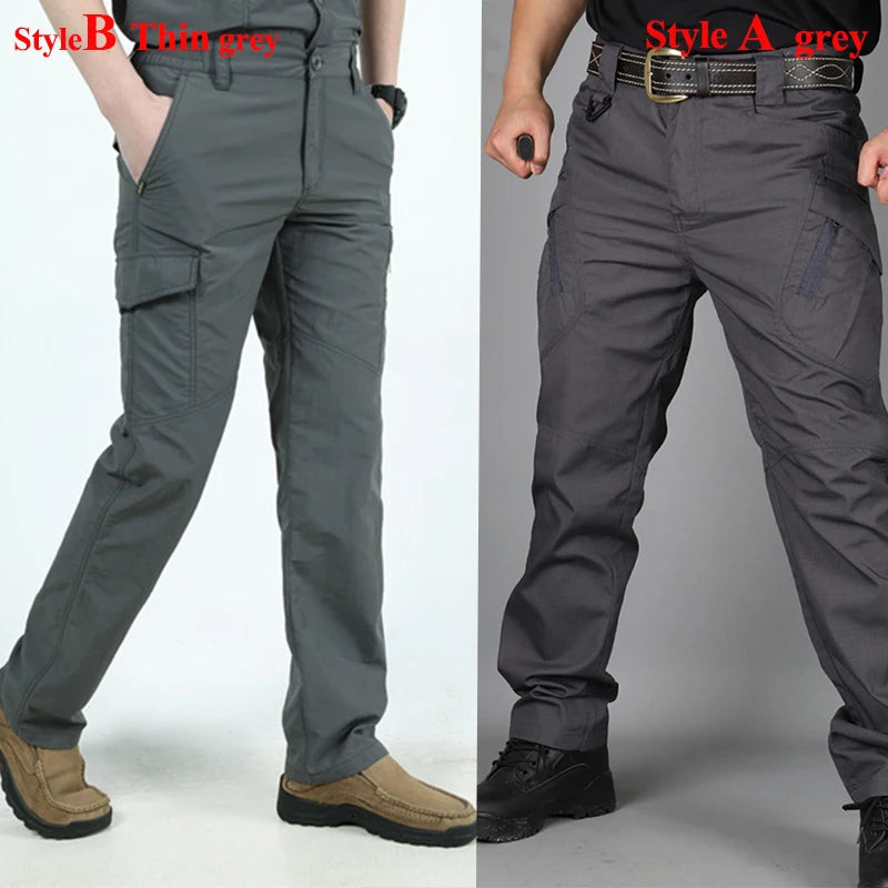 Pantalon tactique camouflage multi-poches homme