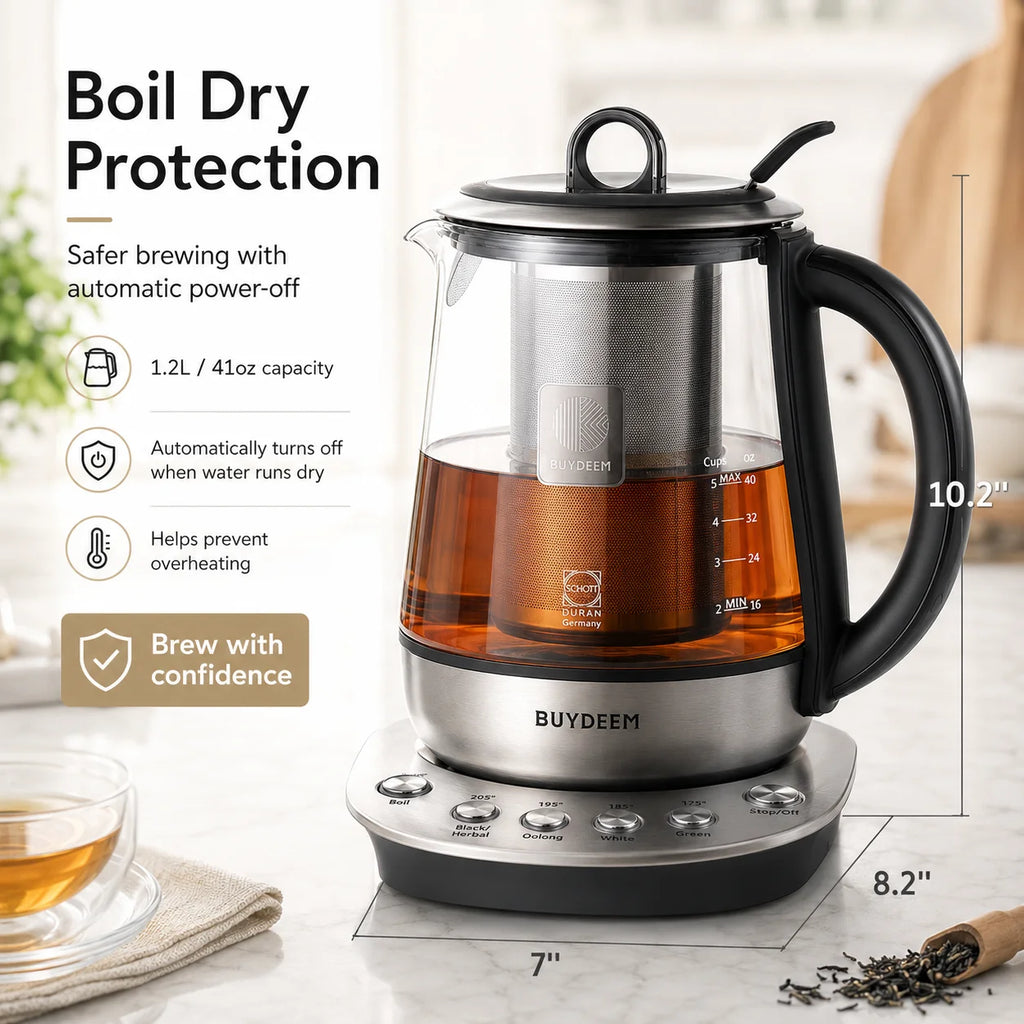 Bouilloire électrique avec infuseur BUYDEEM
