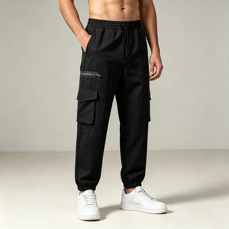 Pantalon cargo jogger multi-poches homme
