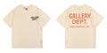 Free shipping New GALLERY DEPT Printed with Washed Oversized 100% cotton Men Women T-shirts Y2K Fashion streetwear