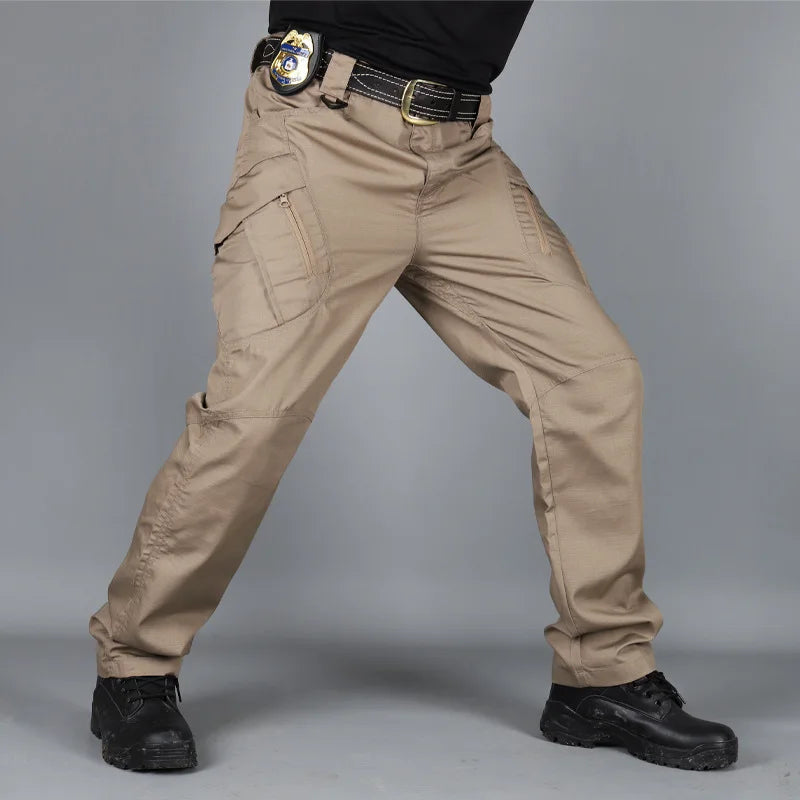 Pantalon tactique camouflage multi-poches homme