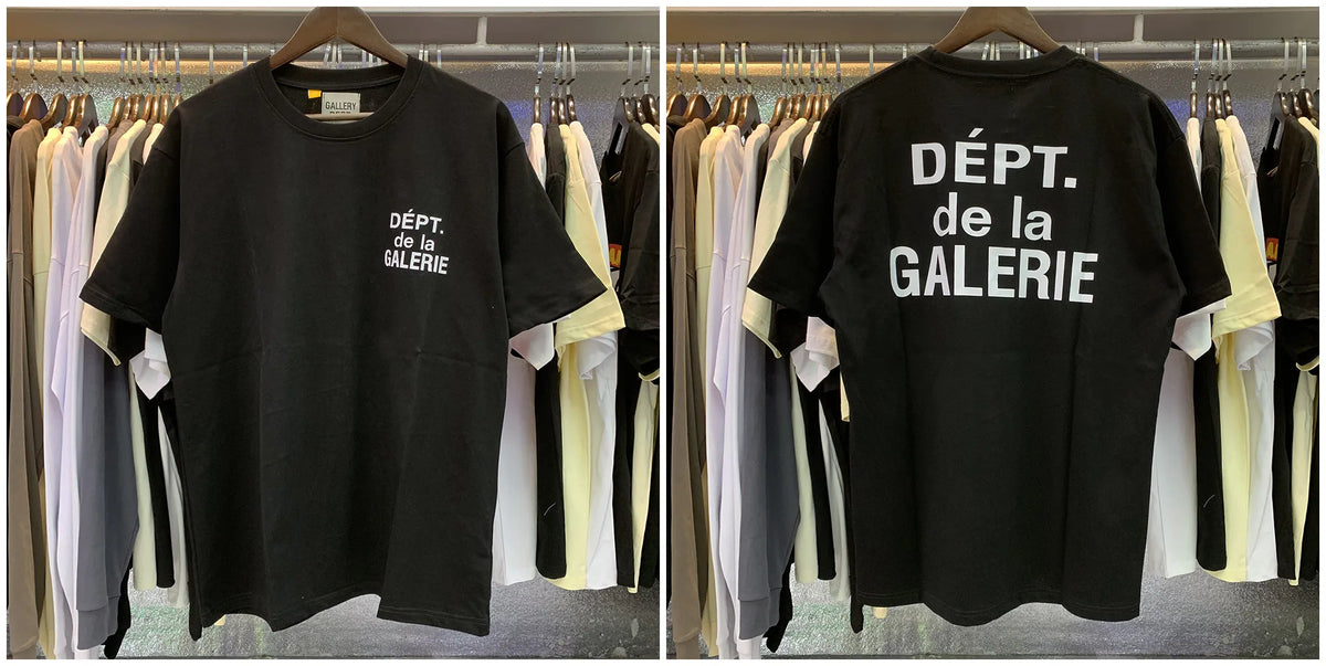 Free shipping New GALLERY DEPT Printed with Washed Oversized 100% cotton Men Women T-shirts Y2K Fashion streetwear