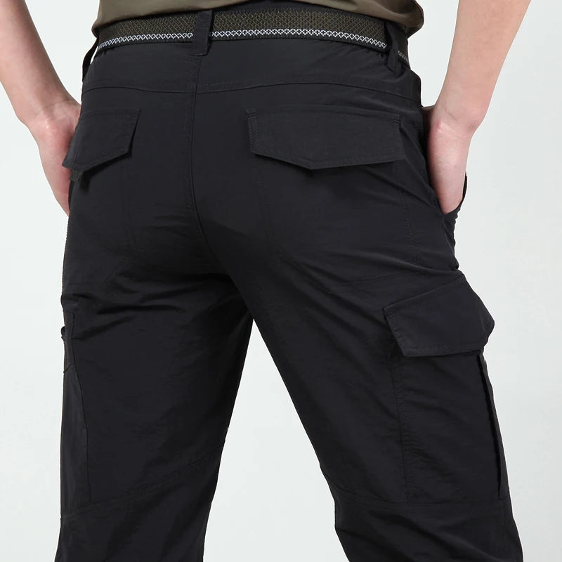 Pantalon tactique camouflage multi-poches homme
