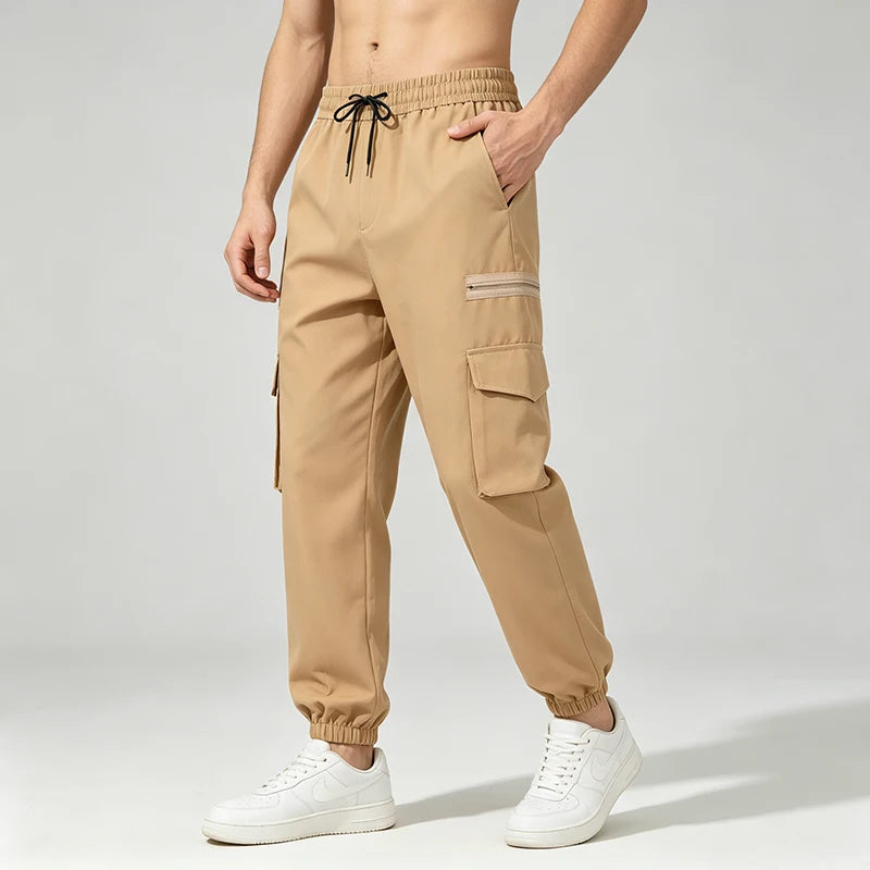 Pantalon cargo jogger multi-poches homme