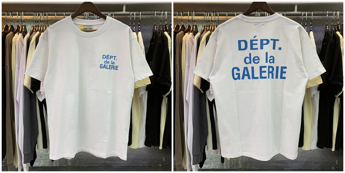 Free shipping New GALLERY DEPT Printed with Washed Oversized 100% cotton Men Women T-shirts Y2K Fashion streetwear
