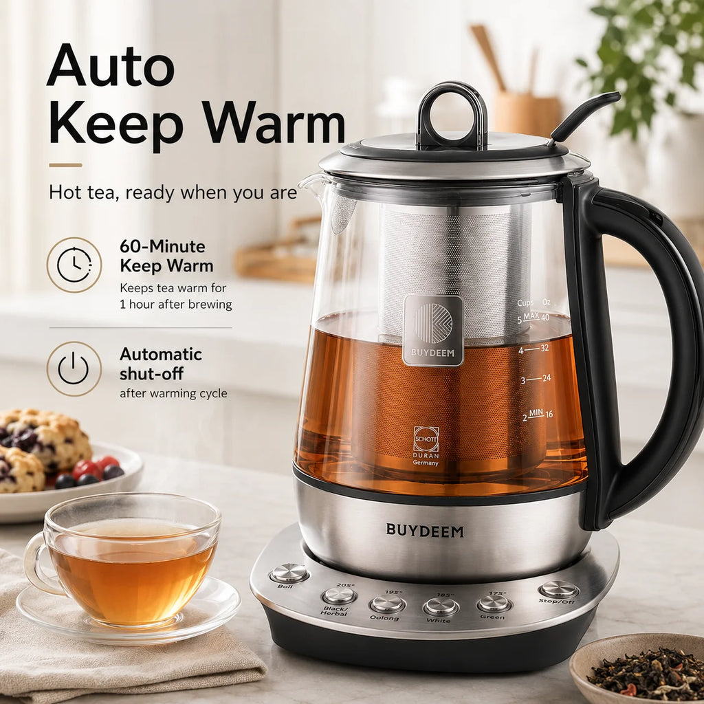 Bouilloire électrique avec infuseur BUYDEEM